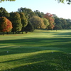 A fall view from a tee at Indian Trails Golf Course.
