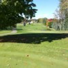 A fall day view of a green at Marywood Golf Club.