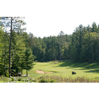 No. 2 at Timberstone Golf Course is a long par 4 that plays up to an elevated green. 