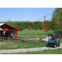 A view of Manitou Passage Golf Club in Cedar, Michigan.